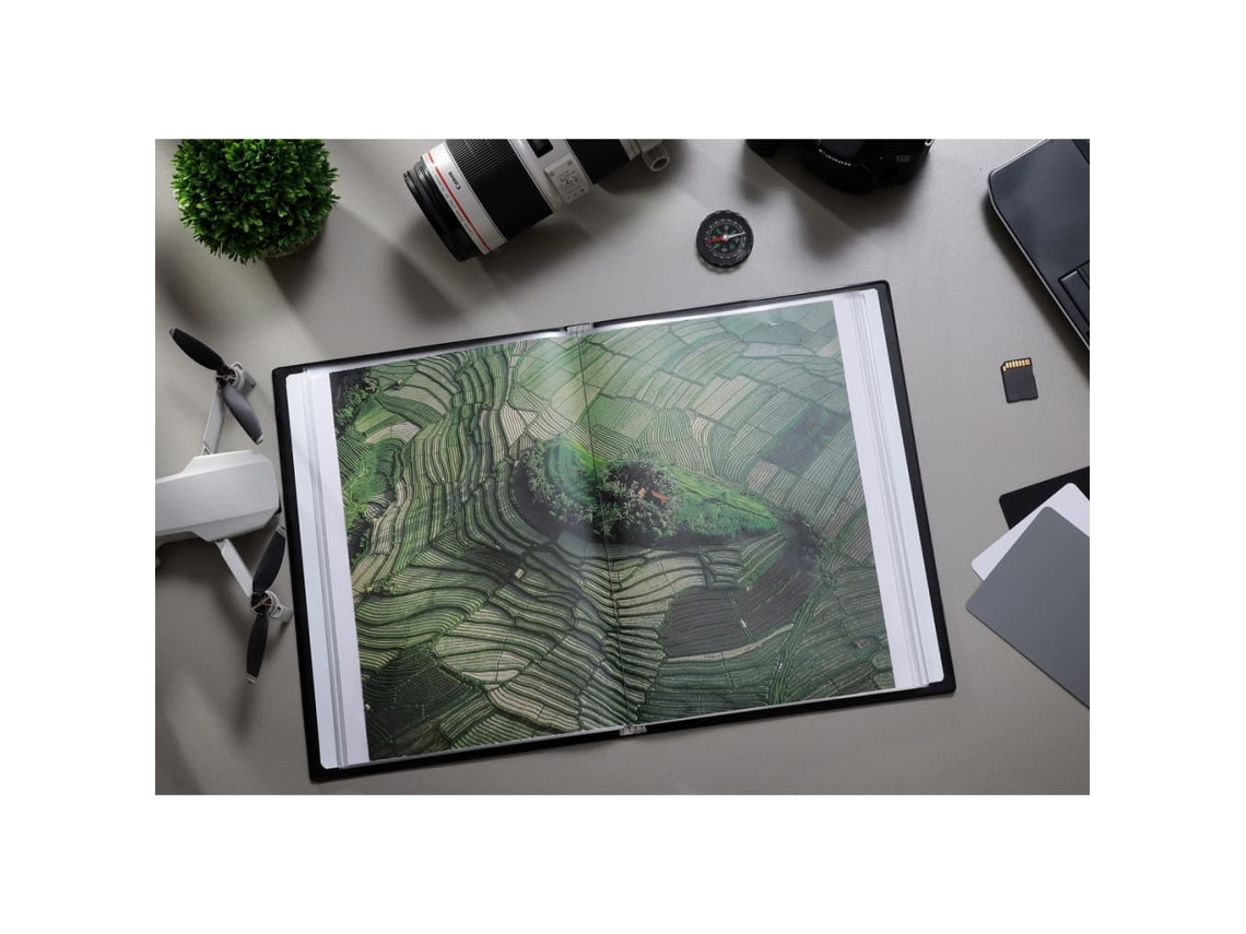 Libro portafolios A4 40 bolsillos negro RILLSTAB