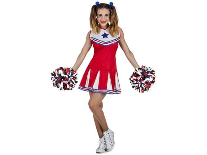 Disfraz de Mujer DISFRAZZES Animadora Cheerleader (Talla: S)