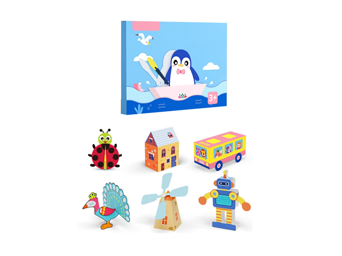 Kit De Papel De Origami Colorido Para Niños Con Lindos Diseños Para Niños De Nivel 1
