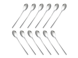 Cucharas de café - Juego de 12 cucharas de acero inoxidable JEIIBRZUI