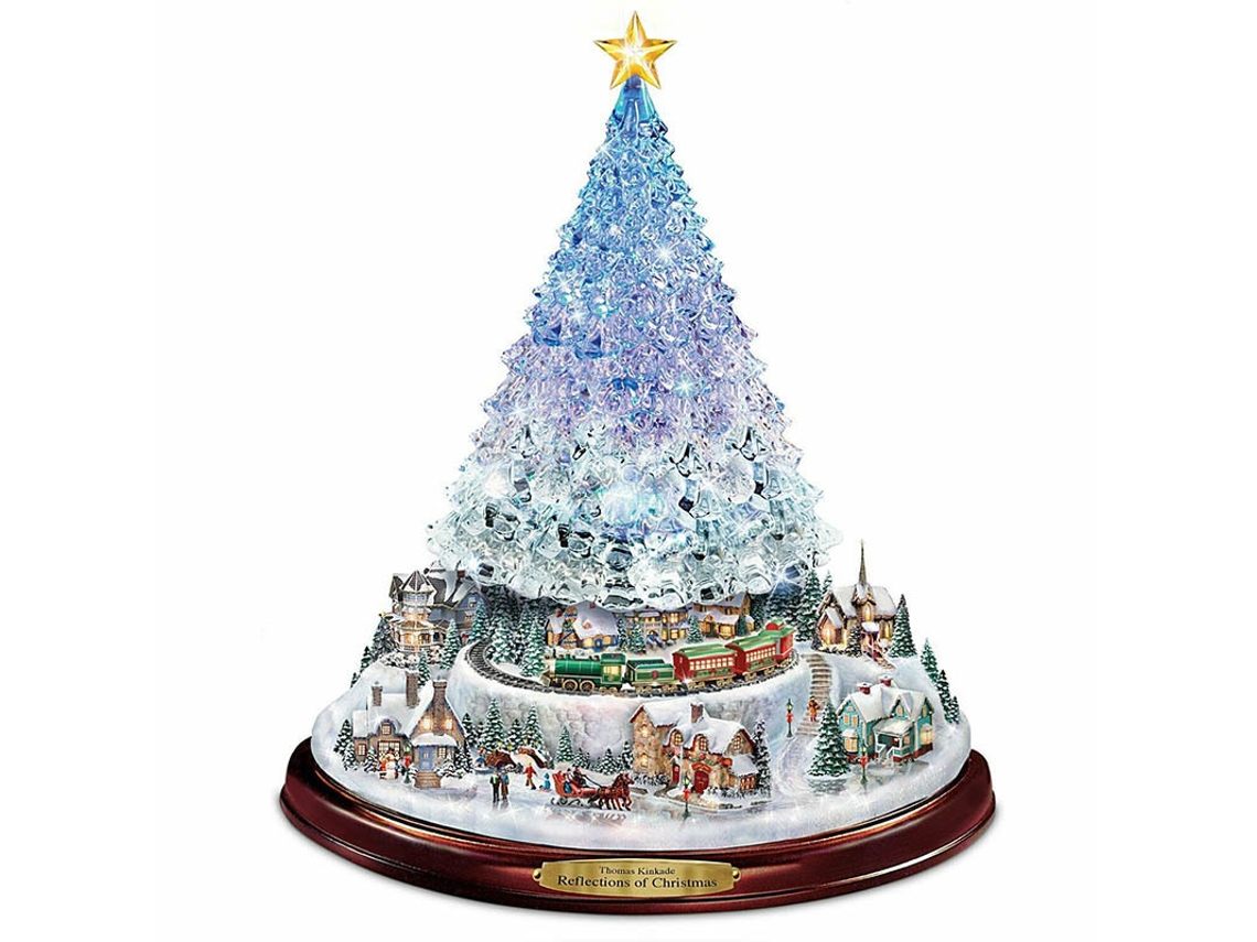 Adhesivo de pared de árbol de Navidad, adhesivos decorativos para ventana (PVC) Kofihety