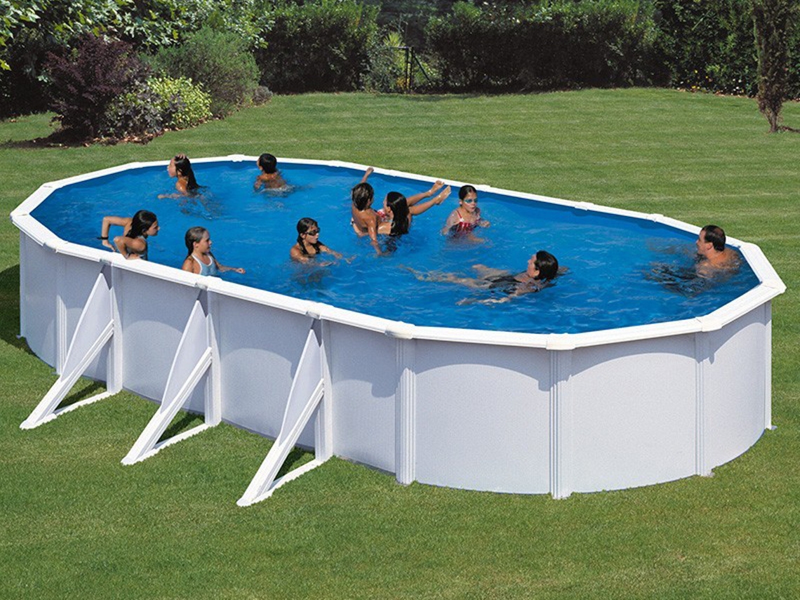 Piscina de Acero GRE Blanca (500x300x120 cm)