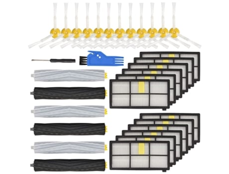 Accesorio Aspiradores IROBOT 32Pack I Roomba 800 Serie 900 12 Filtros 12 3debris
