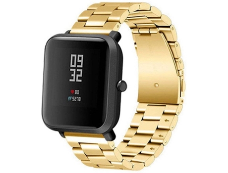 Correa Acero Stainless Lux + Herramienta PHONECARE Amazfit Bip S Dorado