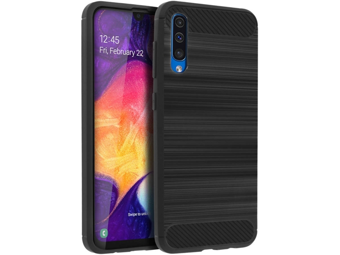 Carcasa Samsung Galaxy A50 AVIZAR Silicona Negro