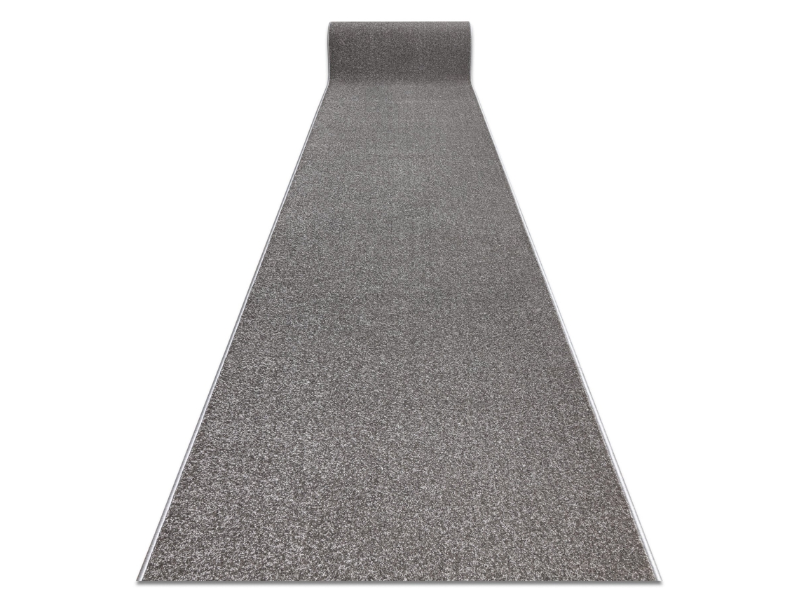 Alfombra de Pasillo Karmel Llanura, Un Color Gris 120 cm
