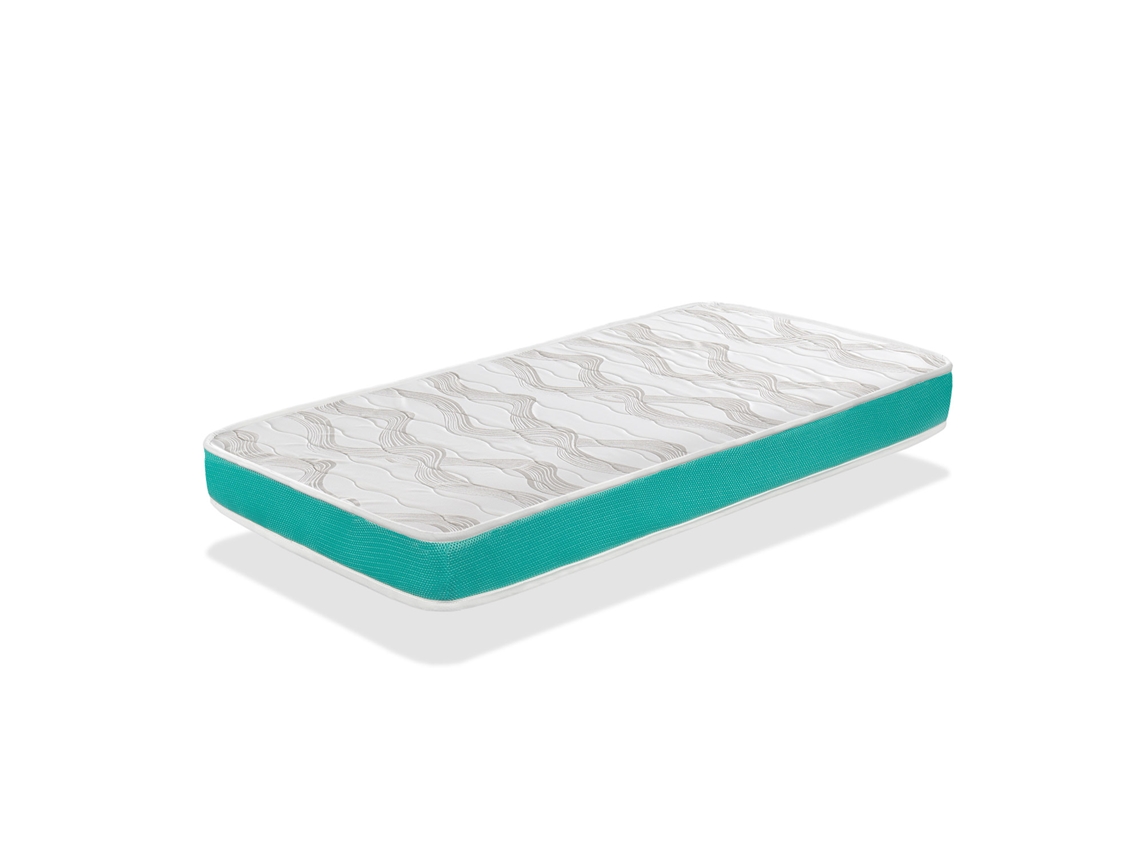 Colchón Para Cuna De Bebé 60X120 Milu Vert 11 Cm Núcleo De Espuma Perforado Y Transpirable Dormalit