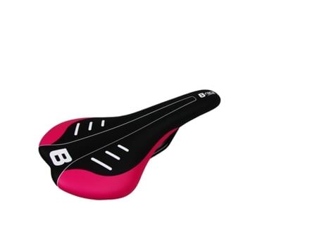 Sillín B-RACE Ciclismo Lady Negro Rosa