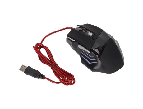 HURRISE-ratón para videojuegos de Pc, retroiluminado Rgb, diseño ergonómico, Dpi ajustable, Plug And Play, Control preciso