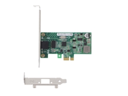 Tarjeta de red Aetheria Gigabit PCIe con puerto RJ45 de cobre e indicador LED para ordenador de sobremesa