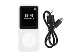 Reproductor De Música Mp3 Portátil Con Bluetooth 5.0, Pantalla Lcd De 1,77 Pulgadas, Altavoz Hd, Radio Fm Y Grabadora - Blanco