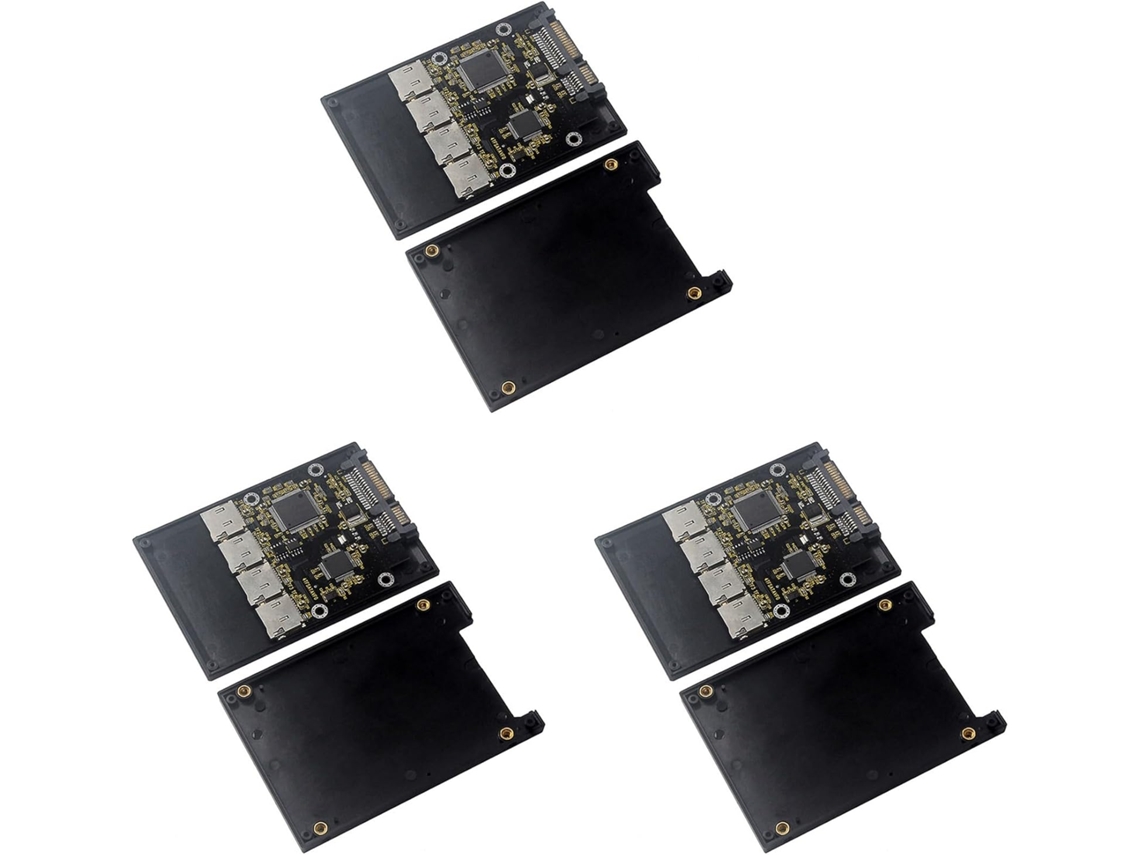 3 Adaptadores De Tarjeta Tf De 2,5 Pulgadas A Ssd De Fabricación Propia Para Tarjetas Micro-sd