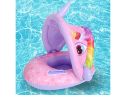 Soporte Cervical Inflable Para Bebés, Apto Para Niños De 3 A 36 Meses, Fabricado En Pvc Grueso Con Diseños De Dibujos Animados, Desmontable