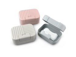 2026-linjou 3 Cajas De Jabón Viajero Impermeables Con Tapa Cerrada Seguro (11 Cm*7.8cm*5 Cm)