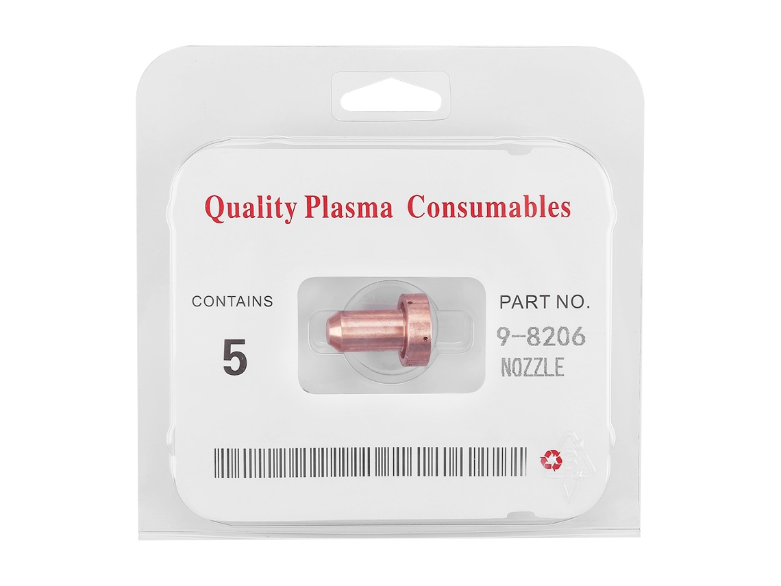 5 Peças De Bicos De Plasma 9-8206 30a Para Soplete De Corte Plasma Thermal Dynamics Sl60/100