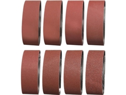 16 Cintas De Lijado 75x533mm De Oxido De Aluminio 40-400 Grit Para Lijadora Y Polidor