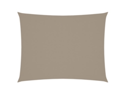 Maison Exclusive - Toldo De Vela Rectangular Tela Oxford Gris Taupe 5x7 M