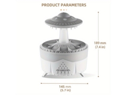 Difusor de aromaterapia con altavoz y efecto llama. Pickifyvayotoy