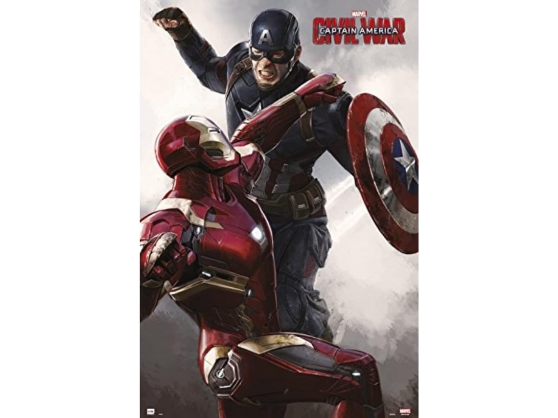 Póster de Marvel Capitán América: Civil War vs. Iron Man