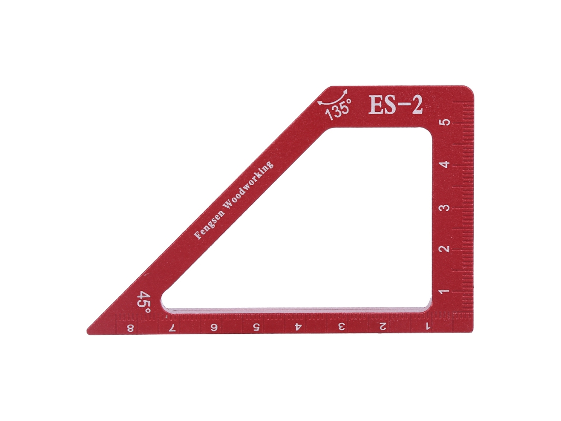 Regla De Marcado Para Carpintería De Aleación De Aluminio, Herramienta Auxiliar Para Mediciones Precisas.