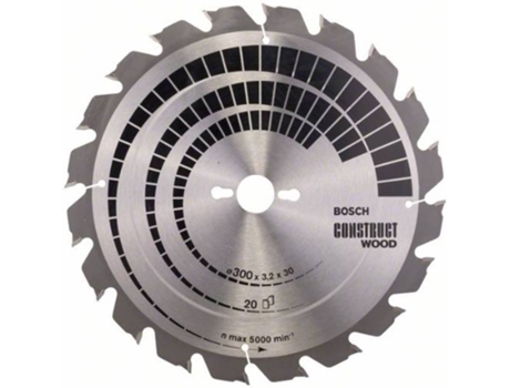 Disco de Sierra Circular BOSCH Construct Madera 300x30x3.2 mm - 20
