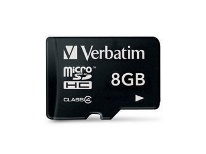 Tarjeta de Memoria VERBATIM Micro SDHC 8GB