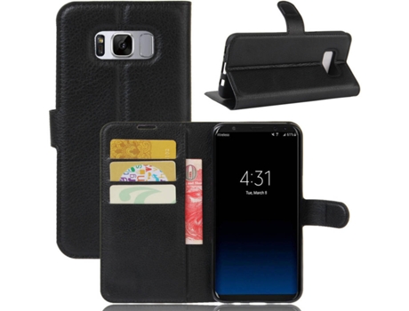 Carcasa Samsung Galaxy S8 Plus Multi4you Libro Cartera Negro