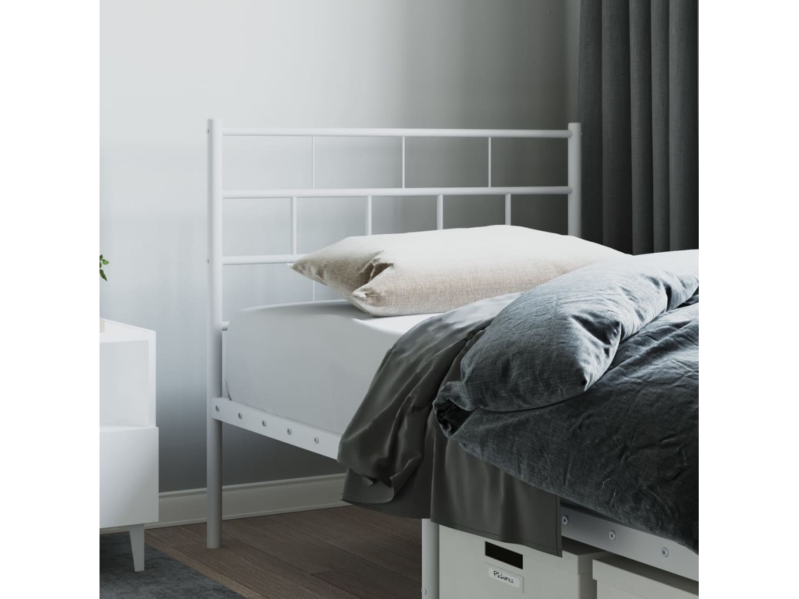Cabecero De Metal Blanco 107 Cm