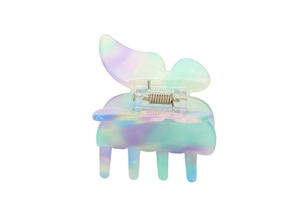 2026 pequenos grampos de cabelo borboleta antiderrapante clipes de acetato de celulose acessórios para mulher menina colorido