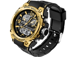 Reloj electrónico militar para hombre, reloj digital analógico impermeable táctico militar