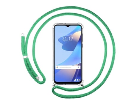 Carcasa Oppo A16 / A16s TUMUNDOSMARTPHONE Colgante Verde