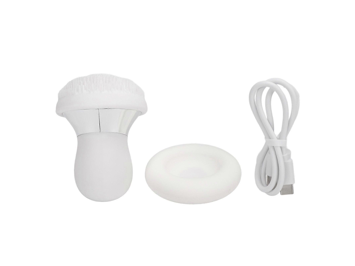 Cepillo de limpieza facial de silicona recargable con 4 modos de masaje, último modelo... Nostalgia88