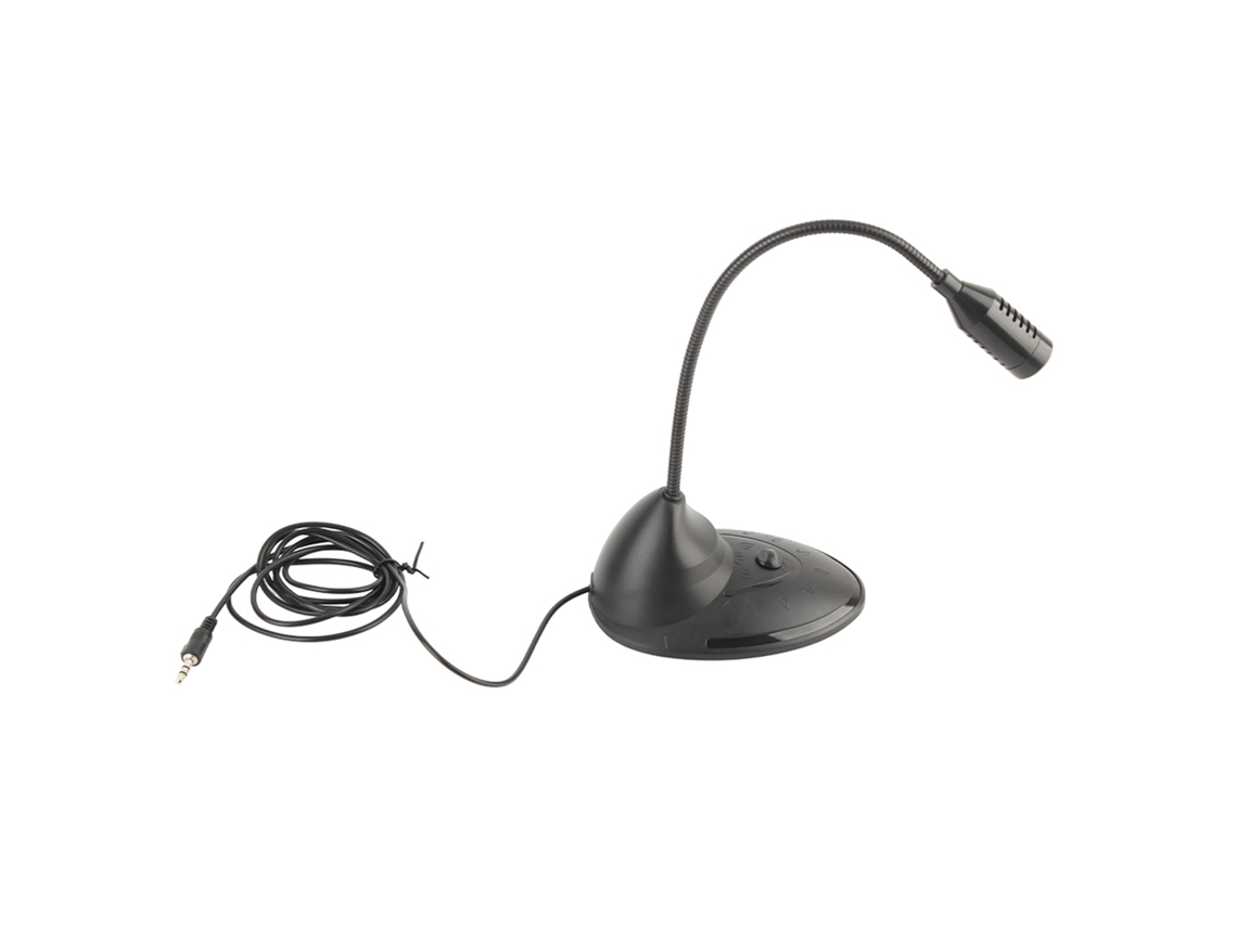 Micrófono Para Ordenador Portátil Con Cable, Tubo Ajustable, Direccionalidad Omnidireccional, Conector De 3,5 Mm, Abs