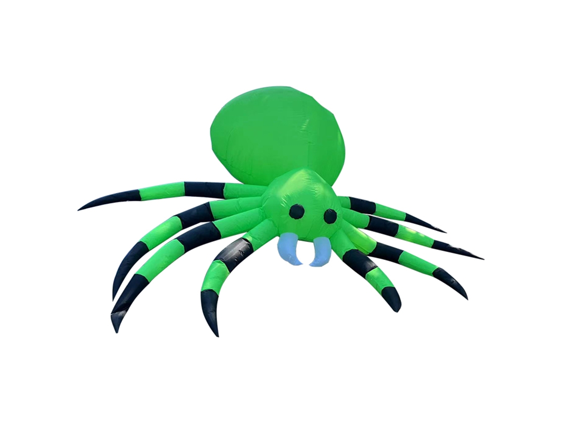 Araña Inflable Decorativa Para Halloween Con Luz Led, Decoración De Jardín Para Fiestas Al Aire Libre.