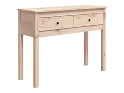 Mesa consola 100x35x75 cm Madera maciza de pino MAISON EXCLUSIVE