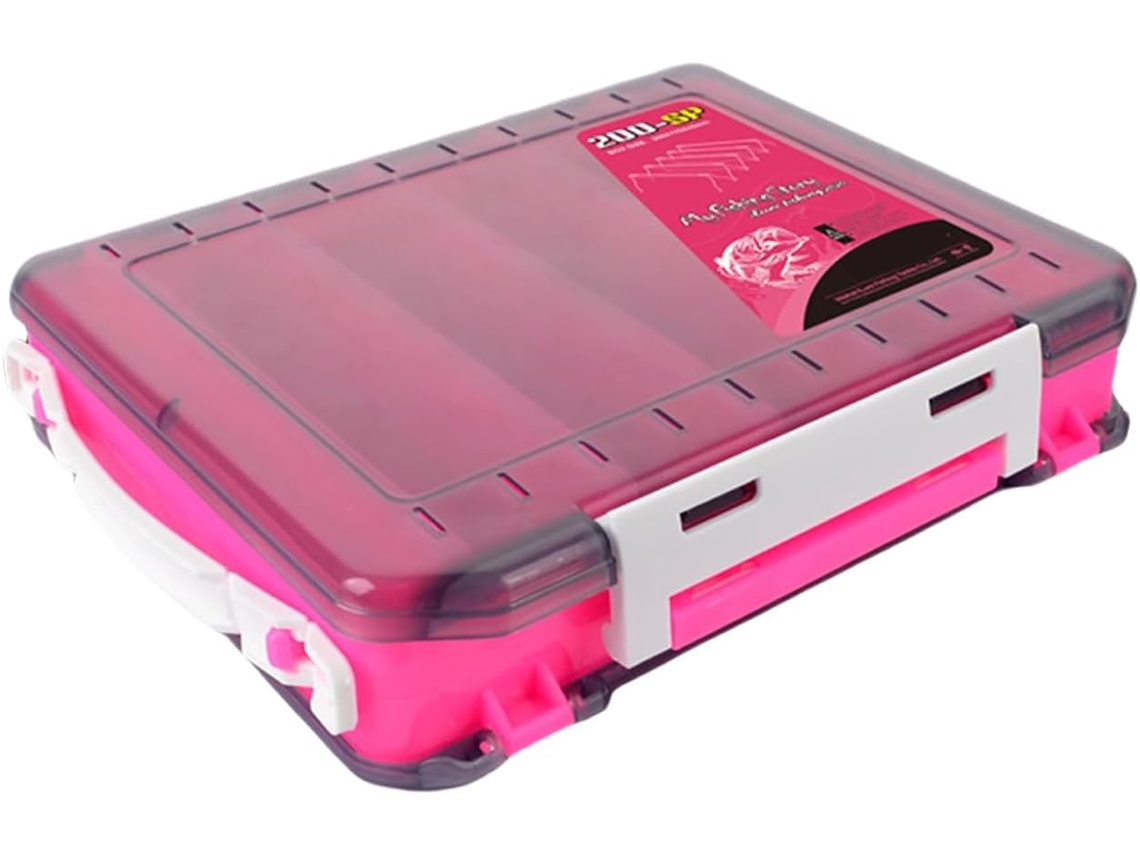 Caja De Almacenamiento Transparente Para Anzuelos Y Cebo, Caja De Doble Cara