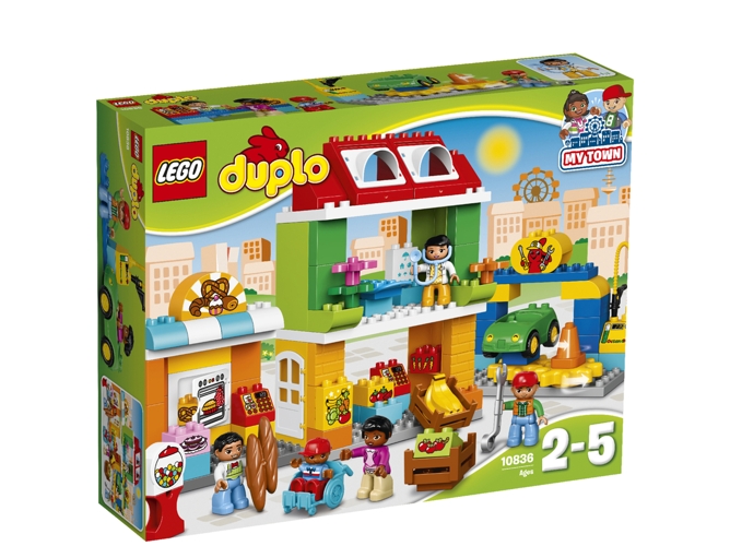 LEGO Duplo: Dobre: Plaza de la Cuidad - 10836 (Edad Mínima: 2 - 98 Piezas)