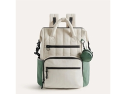 Mochila impermeable para pañales de 25 litros con cambiador y correas para cochecito (verde) Eifson