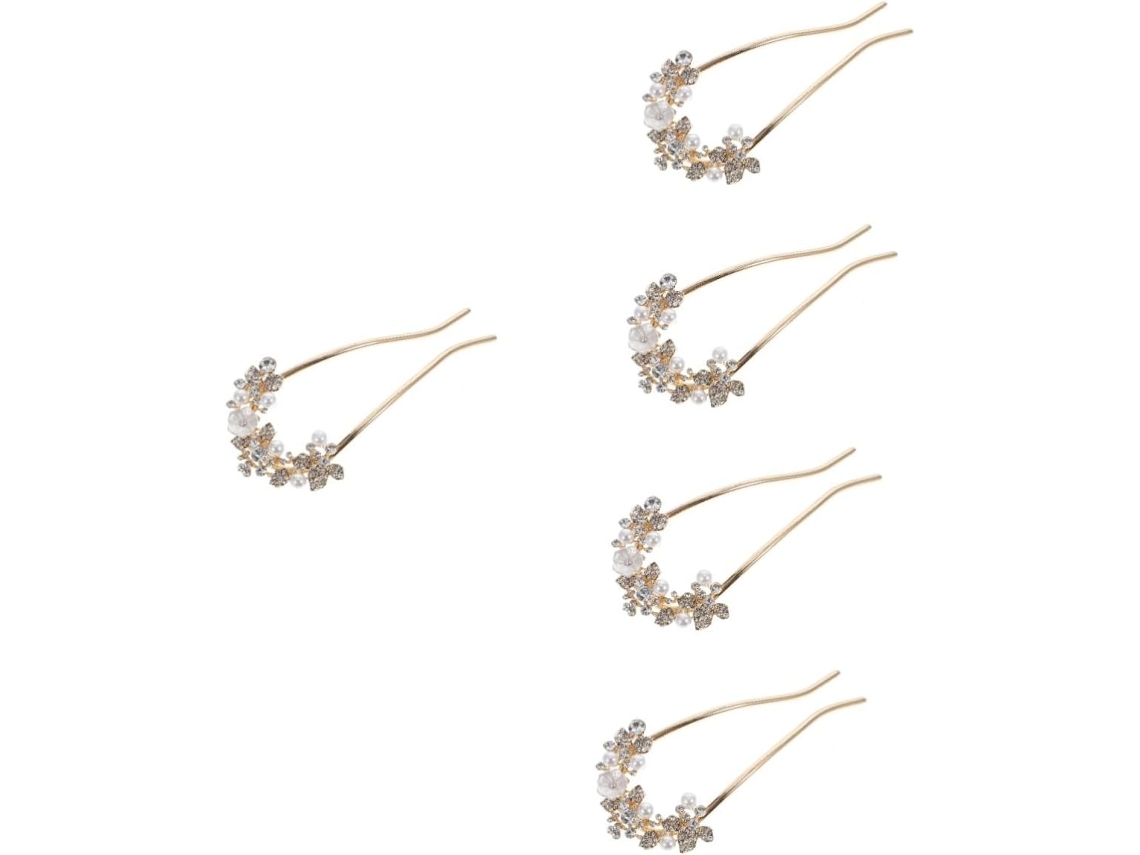 5 Pièces Épingle A Cabello Fourchyte Chignon Fourche Mujer Coiffure Accessoire De Pour Mujers Les