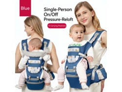 Portero Bebé Eifson Con Asiento De Cadera 0-48 Meses Transpirable (azul)