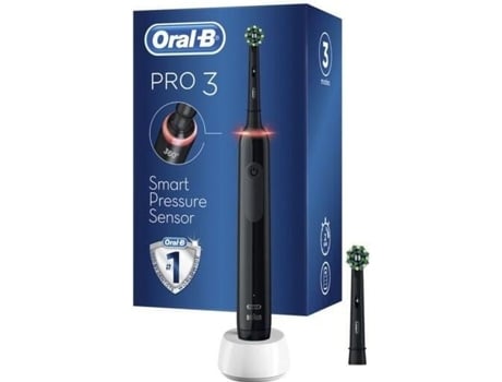 Black Electric Dooth Bebrush Pro 3 3000 Cross Action Oral B