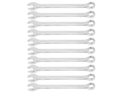 Chave De Ratoete Combinada Bicana 12mm Ferramenta De Mão Aço Crv 10 Peças