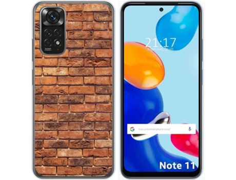 Carcasa Xiaomi Redmi Note 11 TUMUNDOSMARTPHONE Dibujos Ladrillo 04 Multicolor