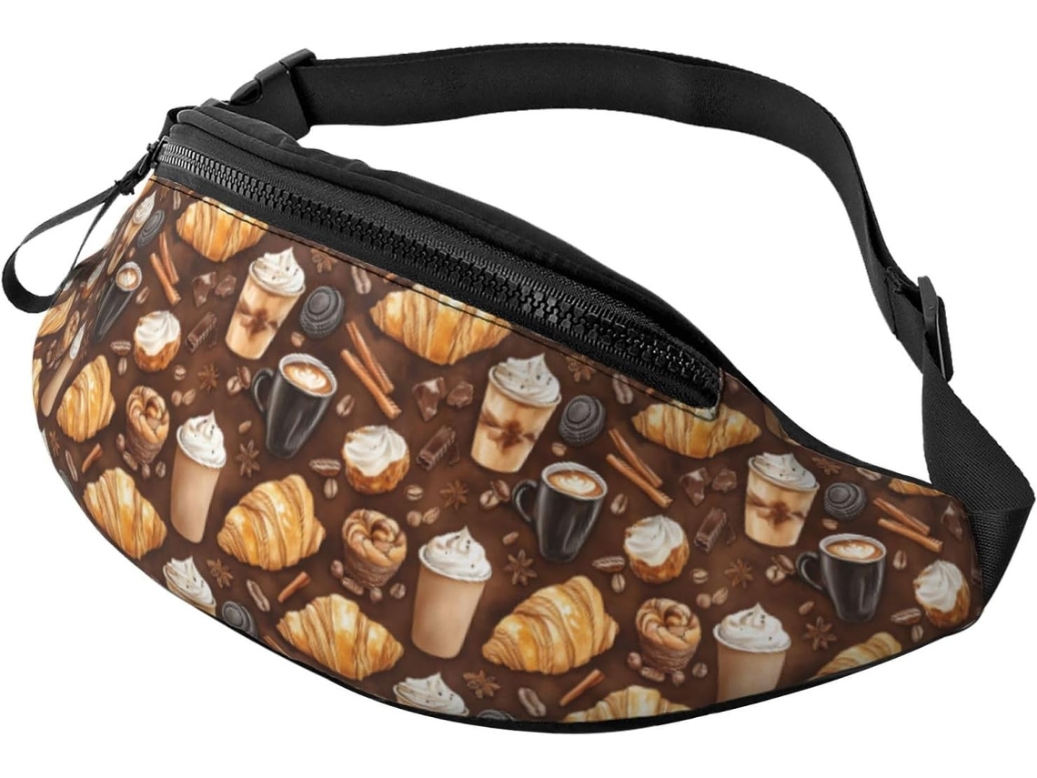Riñonera Poliéster Para Hombre Diseño Estampado Vacaciones