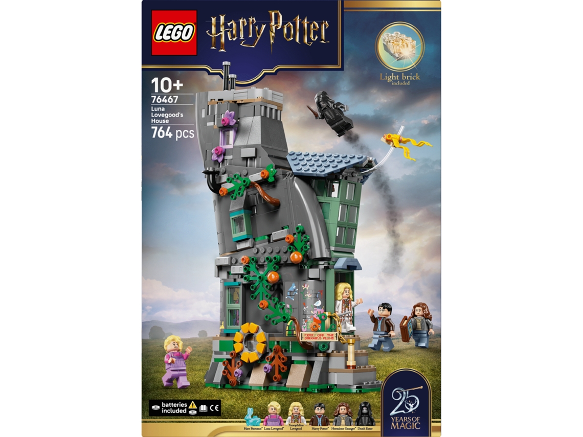 Lego® 76467 Harry Potter™ Casa De Luna Lovegood – 5 Minifiguras, Ladrillo Con Luz Y Patronus 10+