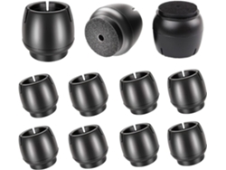 Juego de 12 protectores redondos de 17 y 21 mm para munición