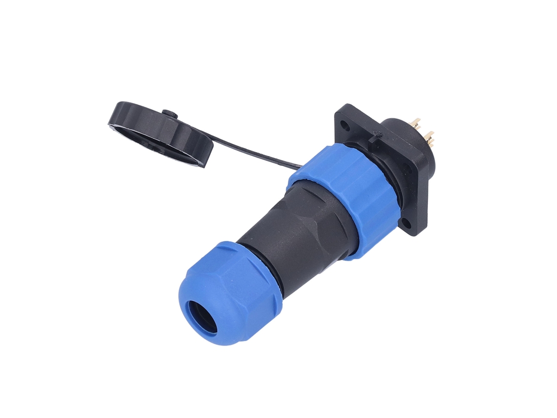 Omni-conector De Energía Aéreo Cuadrado Impermeable 380v Sp205 Pin Enchufe Conector Industrial