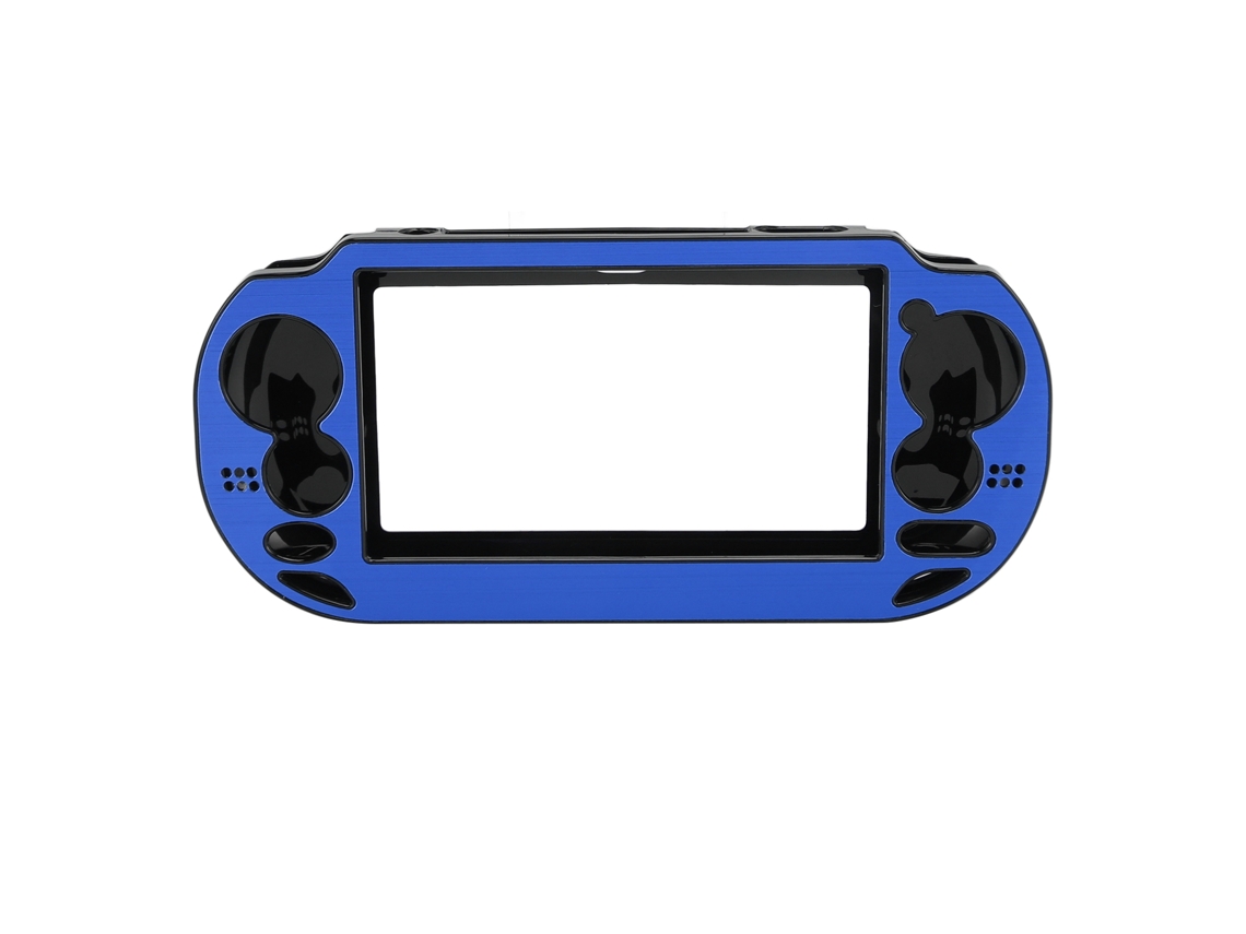 Capa Protetora Para Vita 1000 Psv 1000 Case Impermeável Anti-choque De Metal Azul
