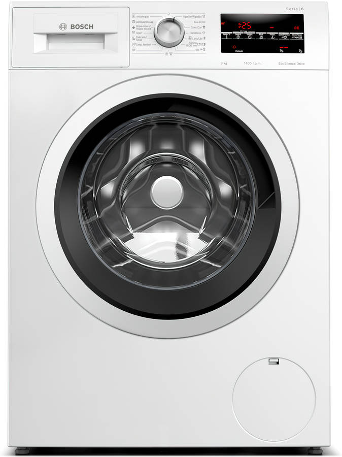 Lavadora BOSCH WAU28T40ES (9 kg - 1400 rpm - Blanco)