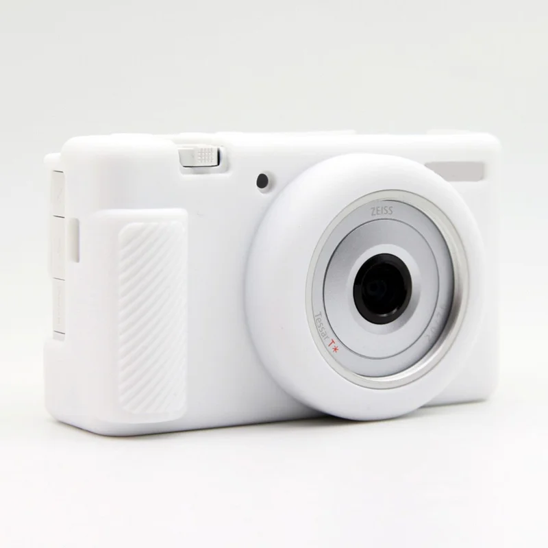 Capa Eifson Para Sony Zv-1f/zv-1 Ii - Silicone À Prova De Arranhões - Branco